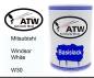 Preview: Mitsubishi, Windsor White, W30: 500ml Lackdose, von ATW Autoteile West.